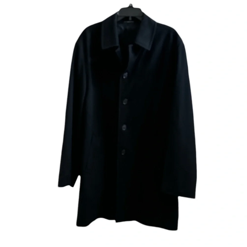 Ralph Ralph Lauren Men’s Cashmere/wool blend Black overcoat